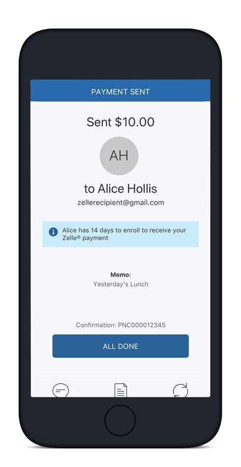 You’ll be notified in the app (or via email) if the person denies the request. . 500 zelle payment screenshot